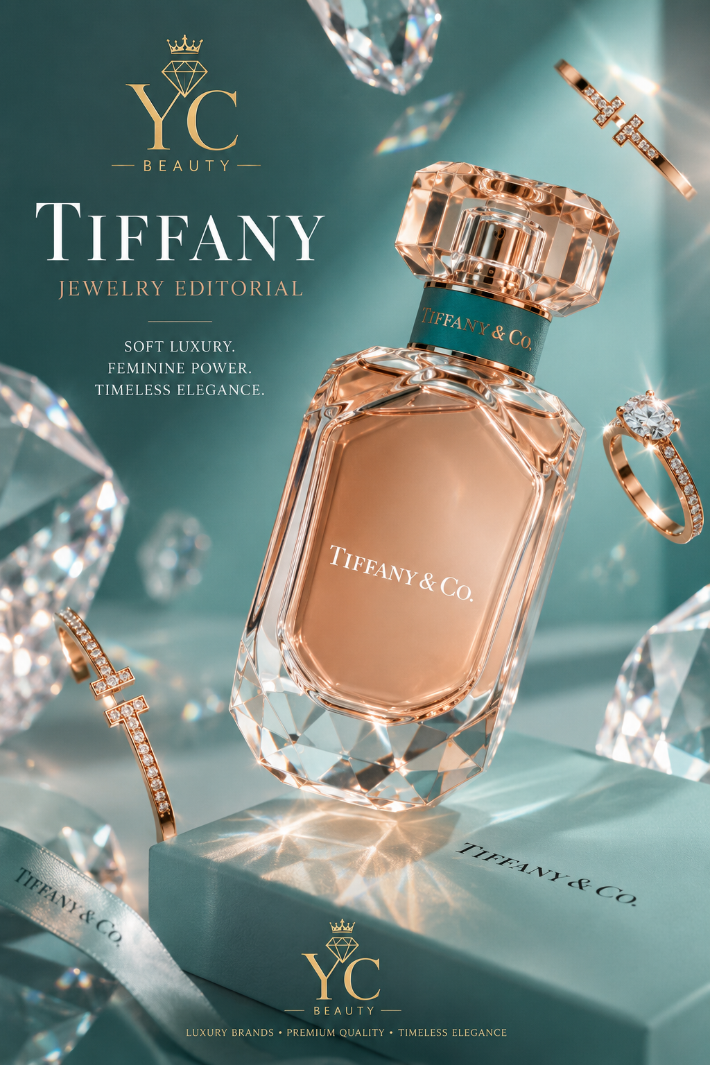 Tiffany & Co. Rose Gold Eau de Parfum 50 ML 1.6 FL OZ – 100% Authentic