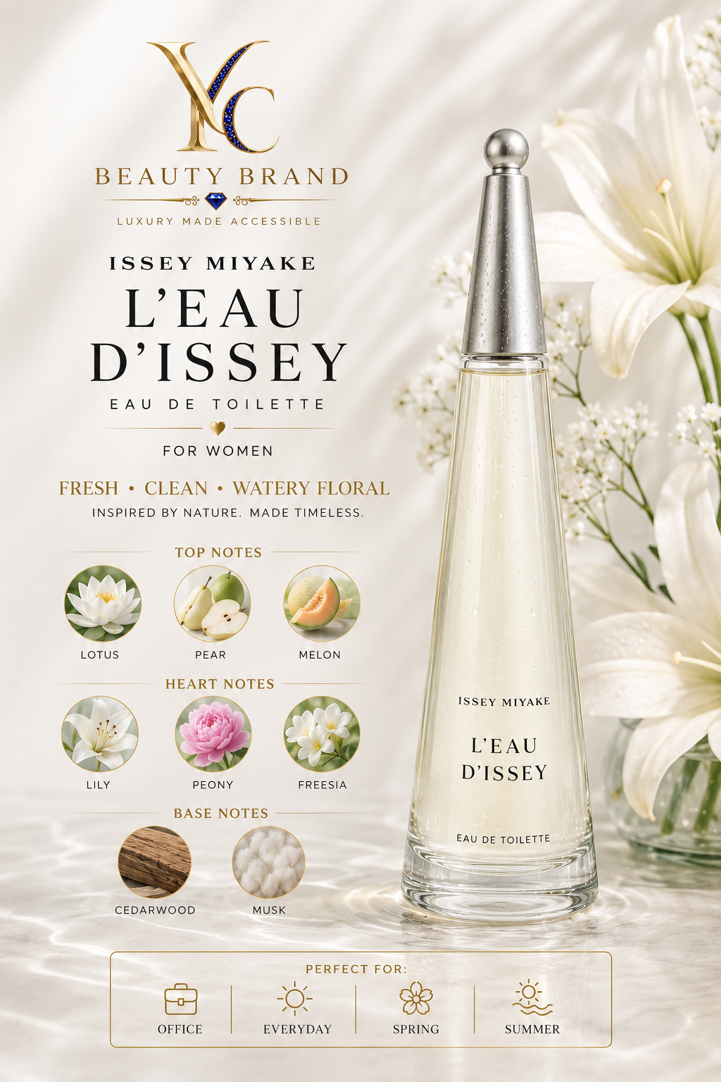Issey Miyake L’Eau d’Issey Eau de Toilette for Women 100ml / 3.3oz