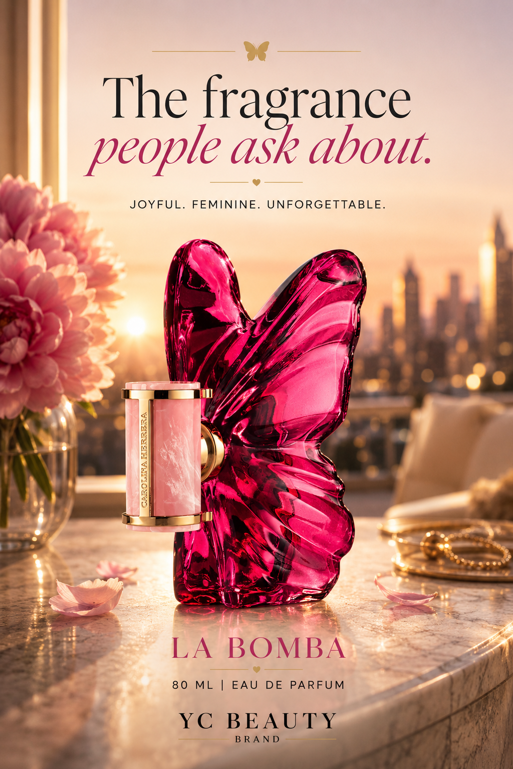 Carolina Herrera La Bomba Eau de Parfum 80ml (Tester) | Joyful, Feminine & Playful Fragrance