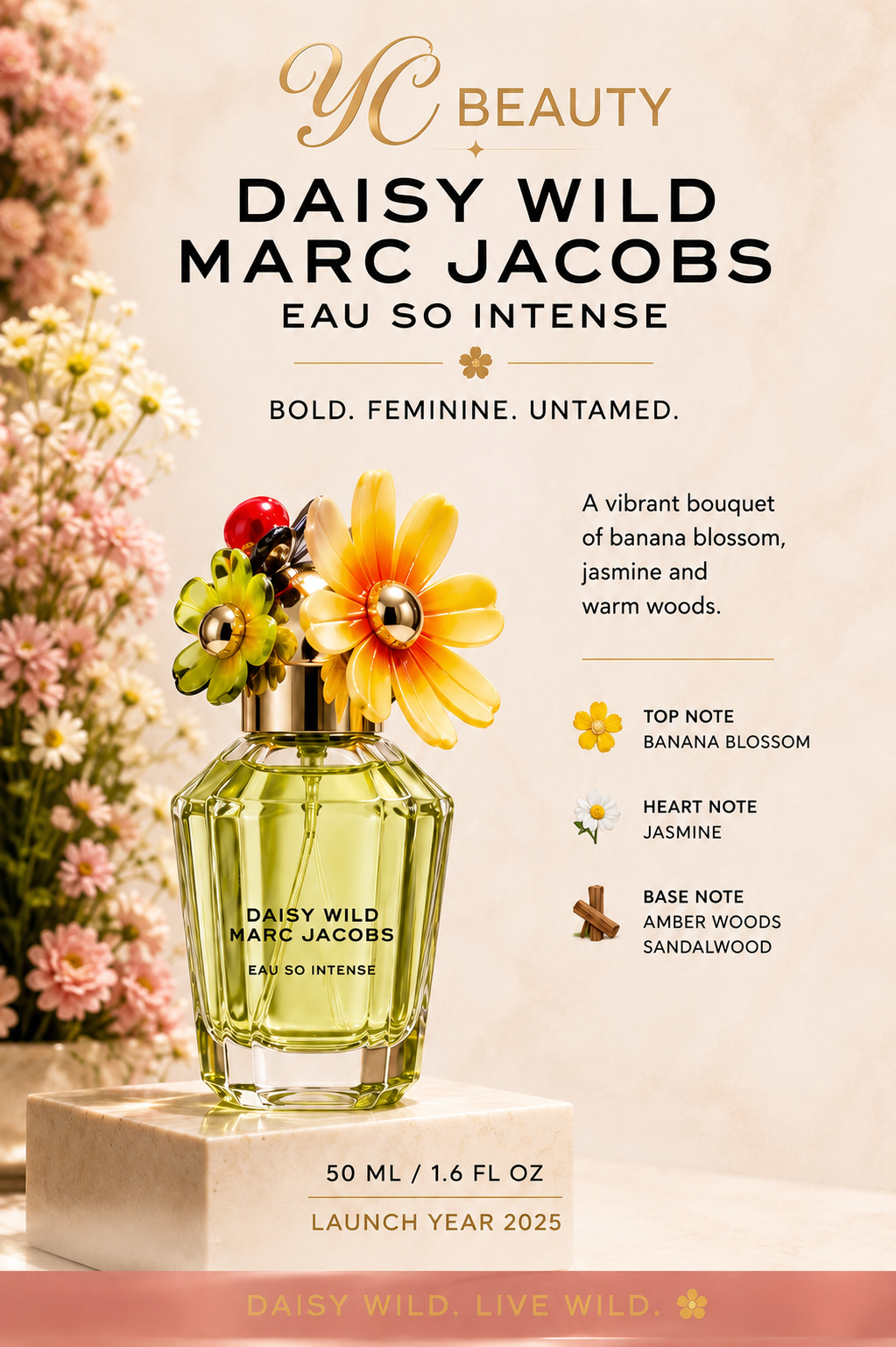 Marc Jacobs Daisy Wild Eau So Intense 50 ML
