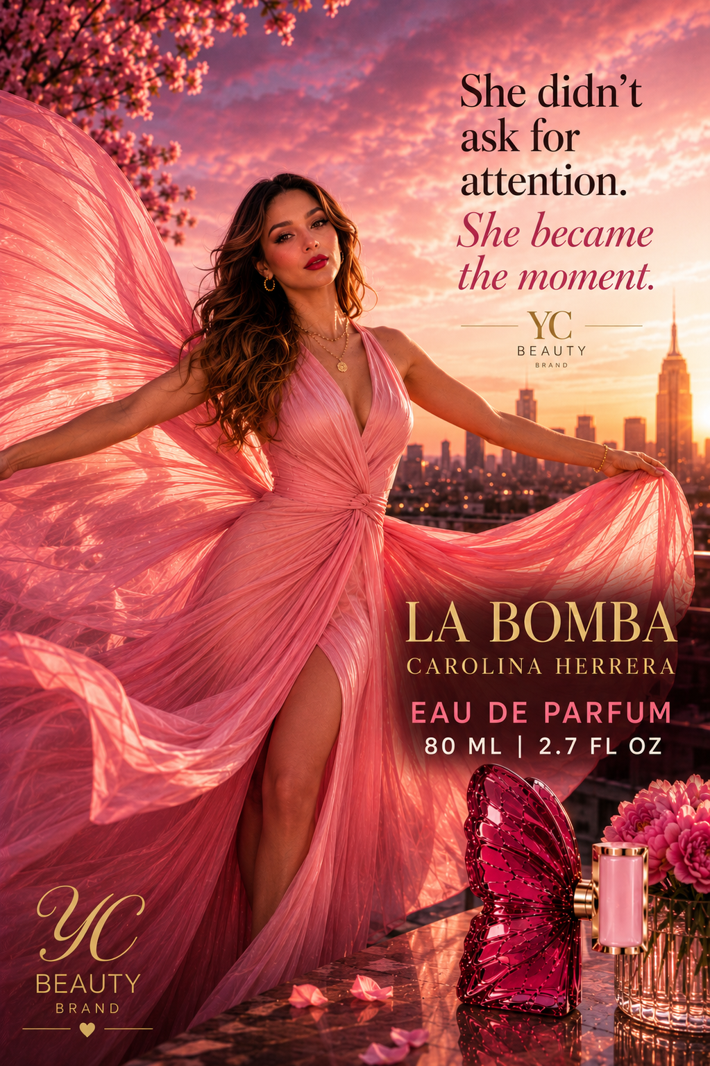 Carolina Herrera La Bomba Eau de Parfum 80ml (Tester) | Joyful, Feminine & Playful Fragrance