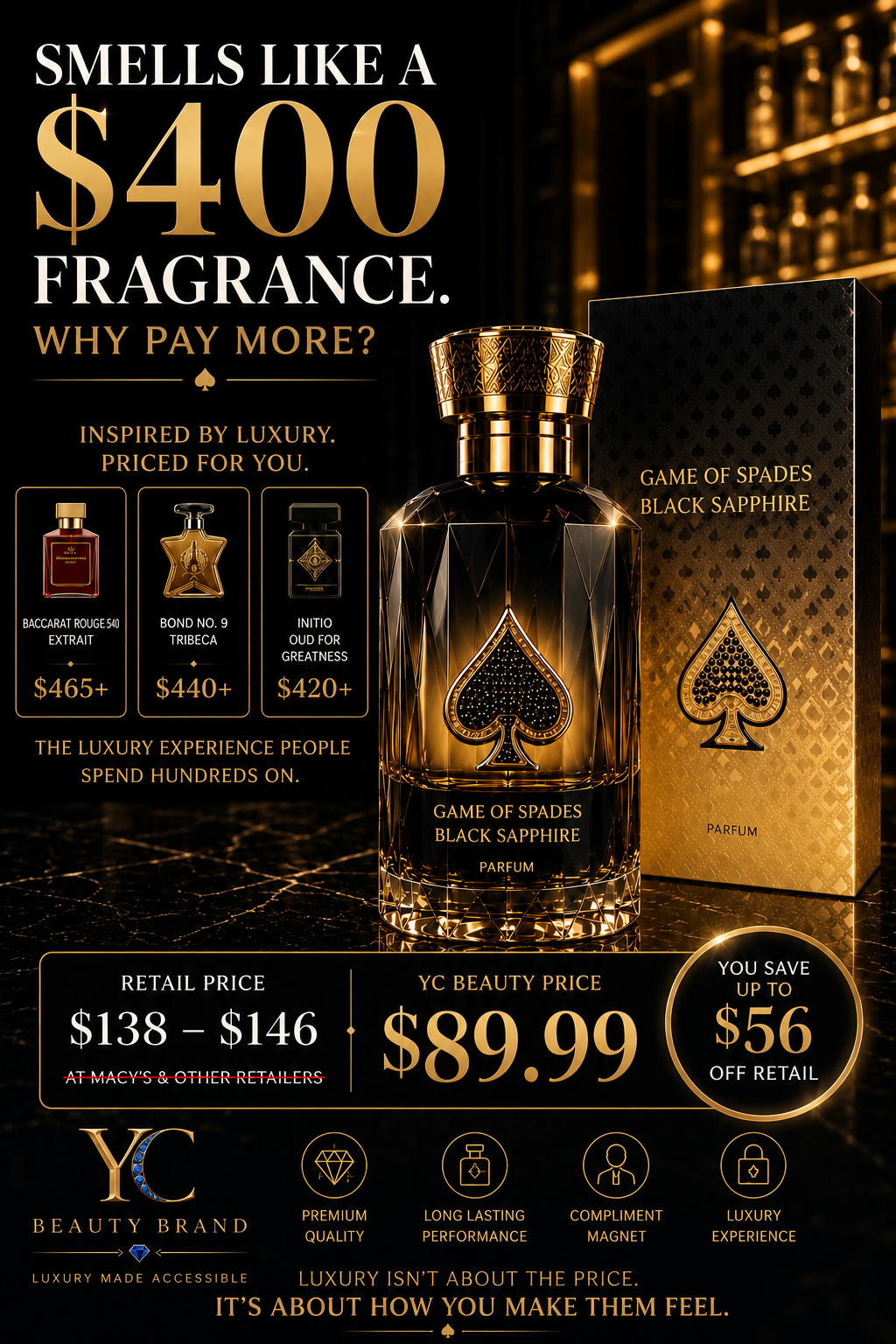 Game of Spades Black Sapphire Parfum 100ml