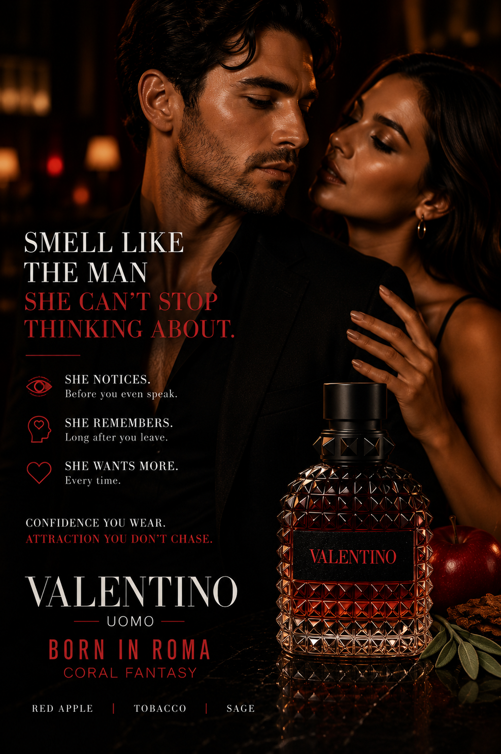Valentino Uomo Born In Roma Coral Fantasy EDT 50ML – 100% Authentic