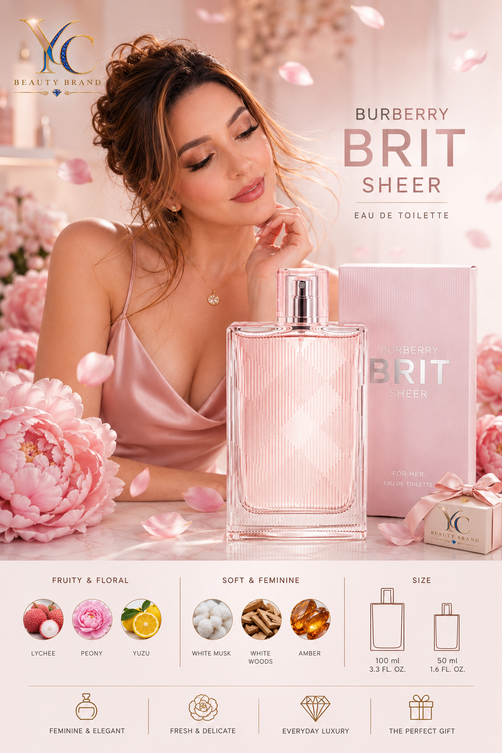 Burberry Brit Sheer EDT 50ml for Women