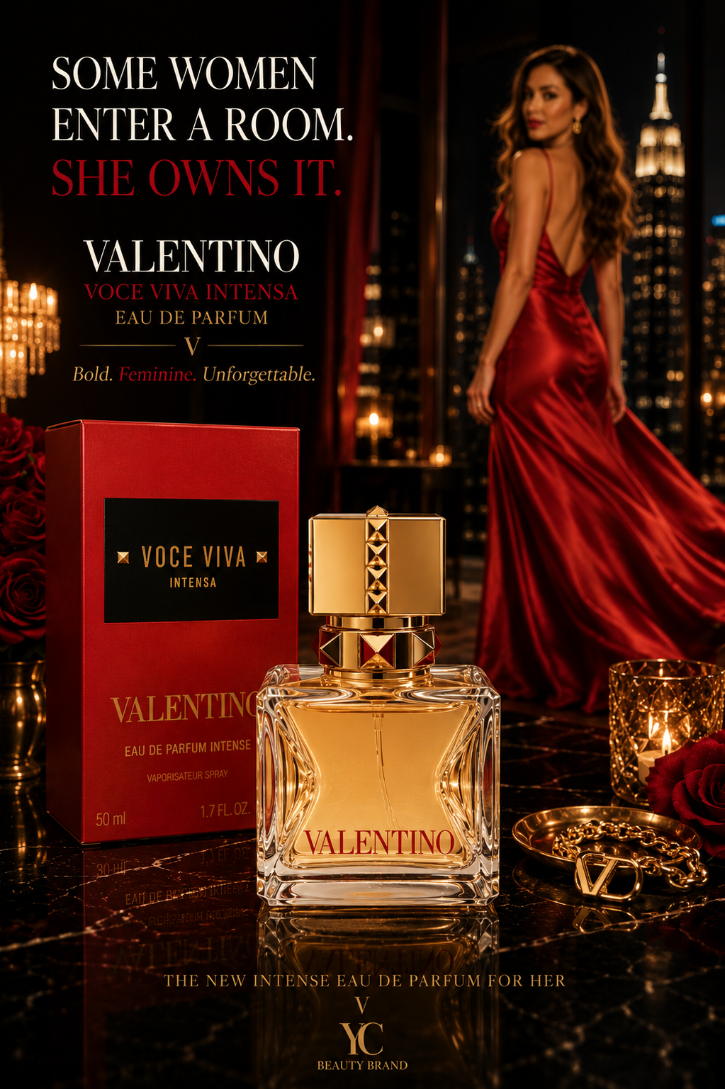 Valentino Voce Viva Intensa Eau de Parfum 50ml | Women’s Luxury Fragrance