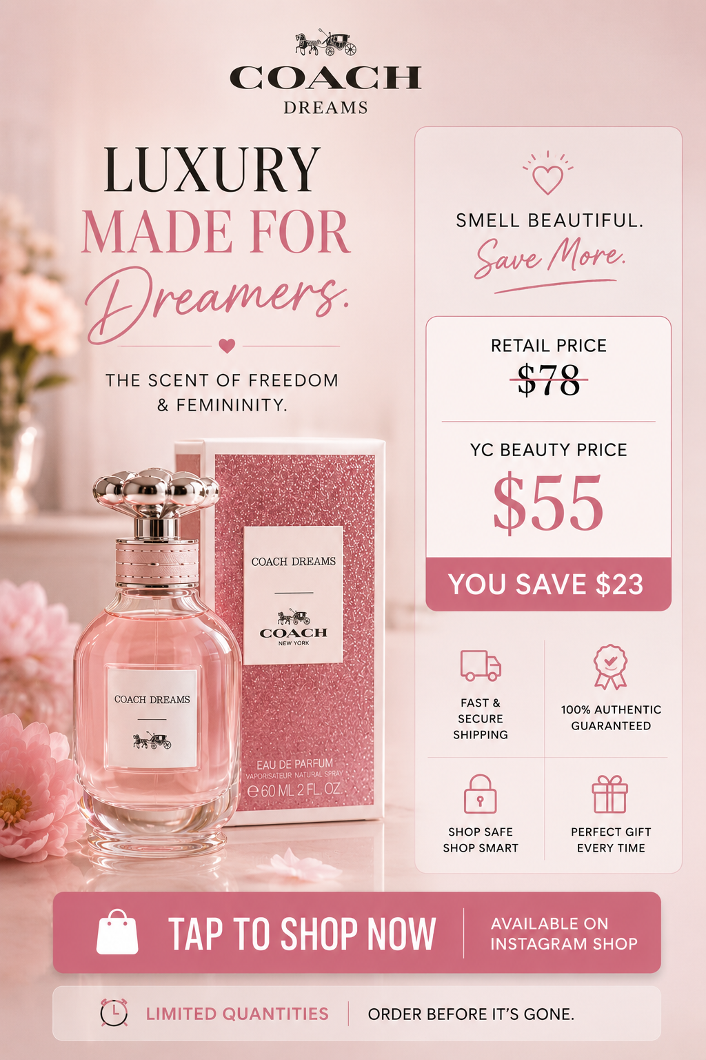 Coach Dreams Eau de Parfum 60ML