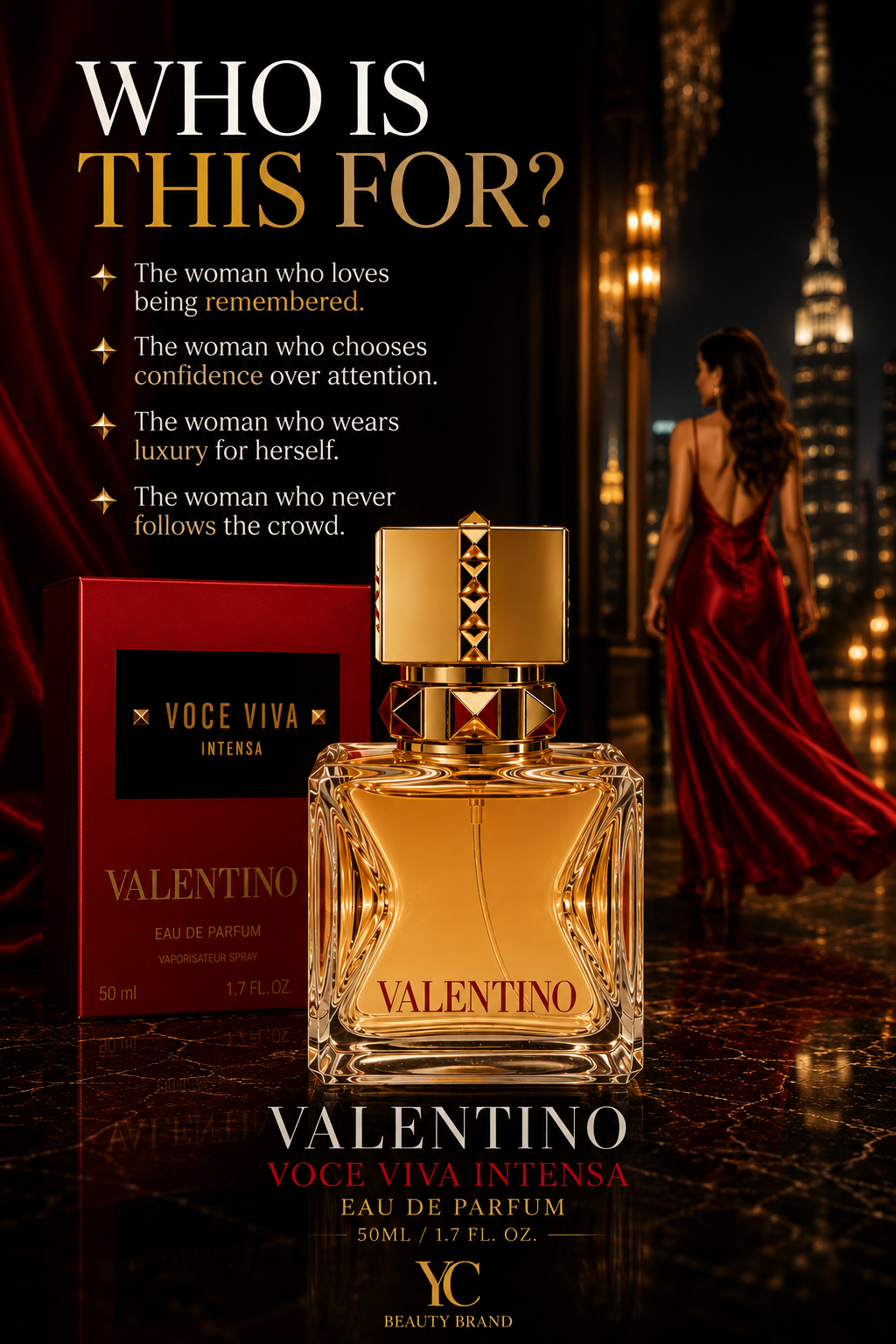 Valentino Voce Viva Intensa Eau de Parfum 50ml | Women’s Luxury Fragrance