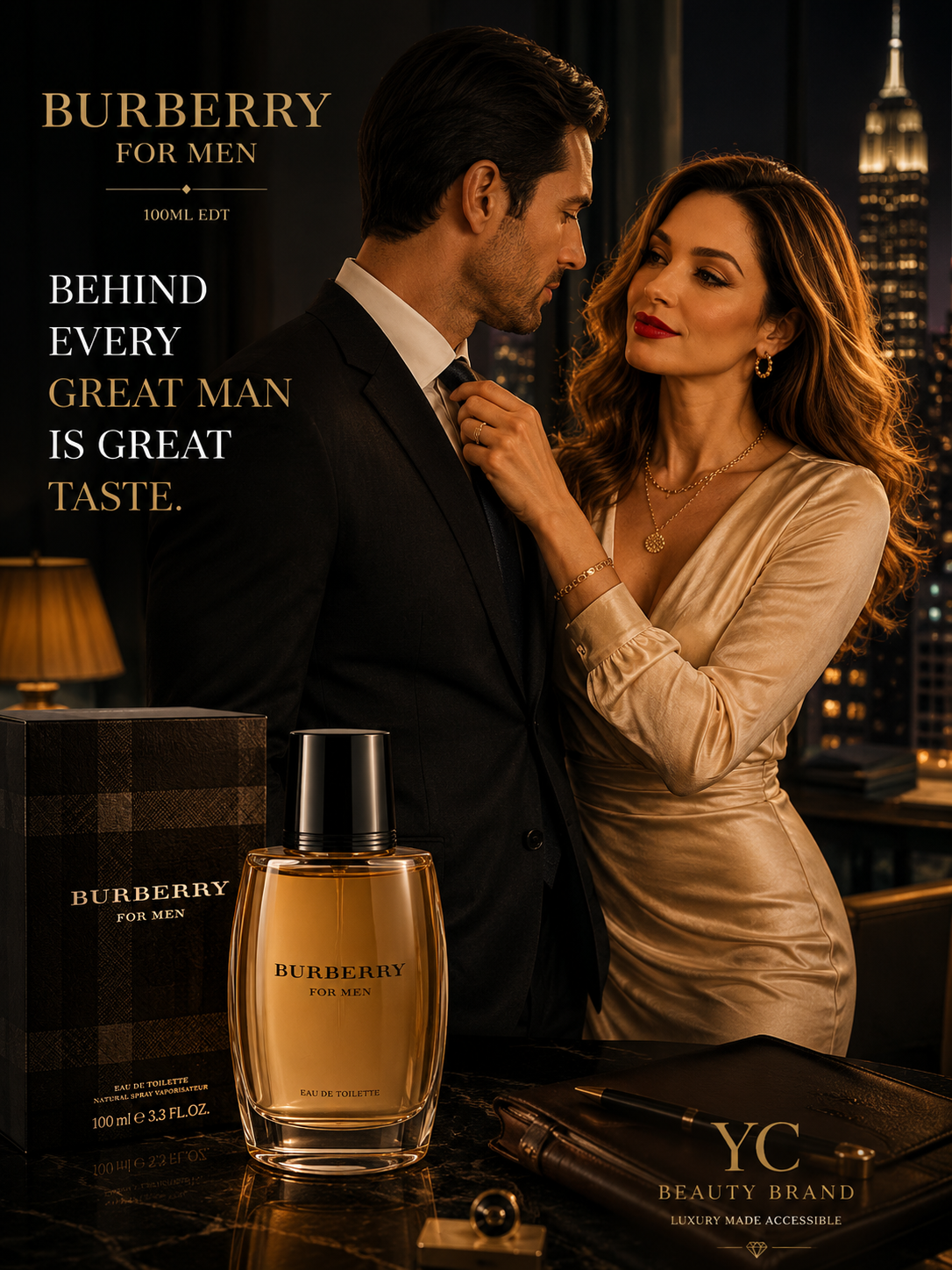 Burberry For Men EDT 100ml | Classic Fresh Woody Men’s Fragrance