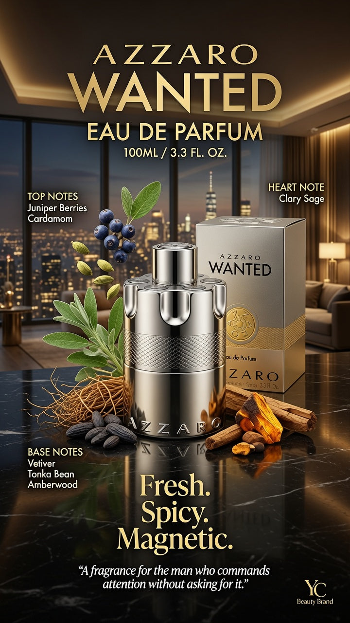 Azzaro Wanted Eau de Parfum Spray 100ml / 3.3 oz for Men